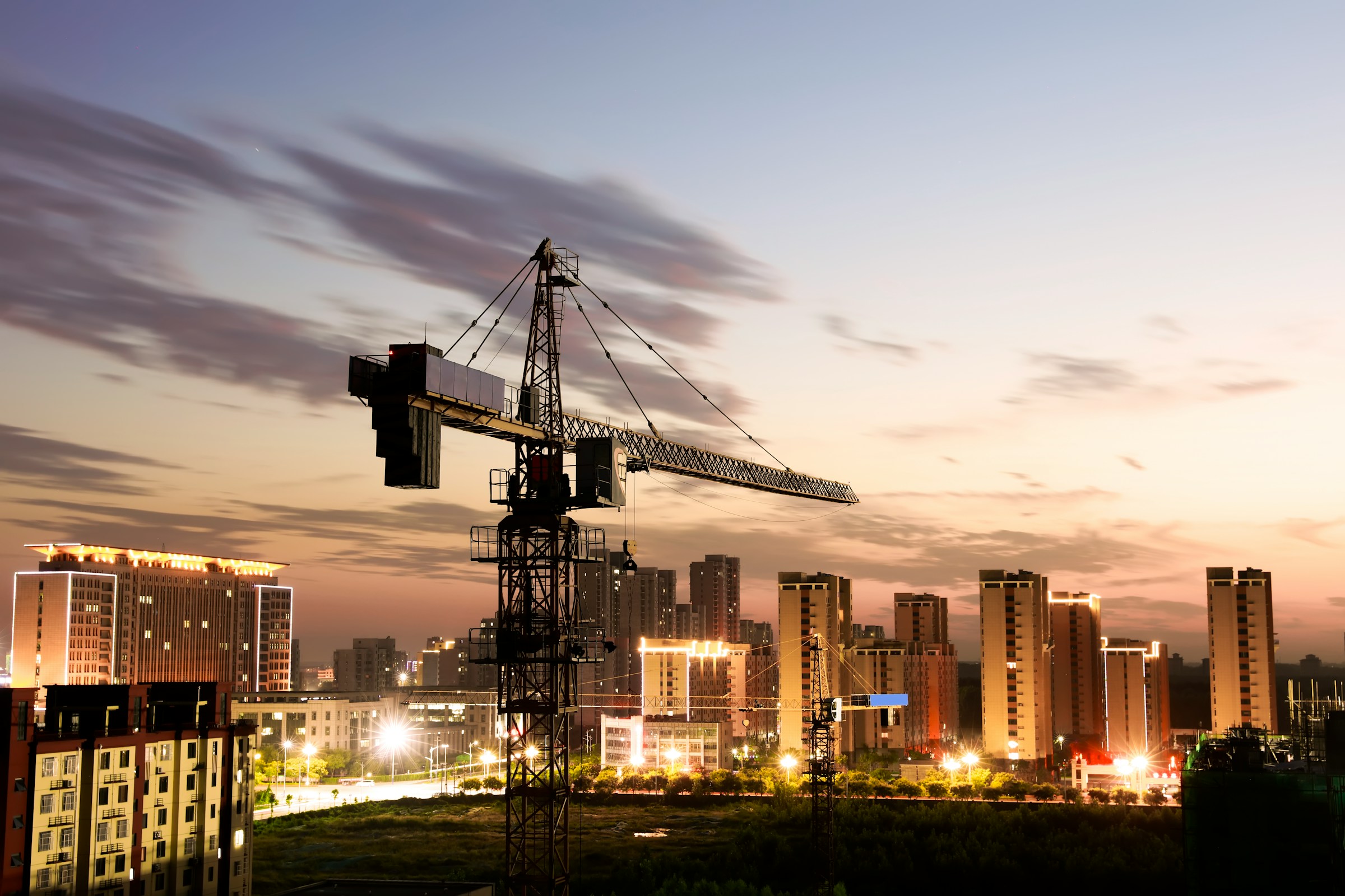 Construction site / cranes